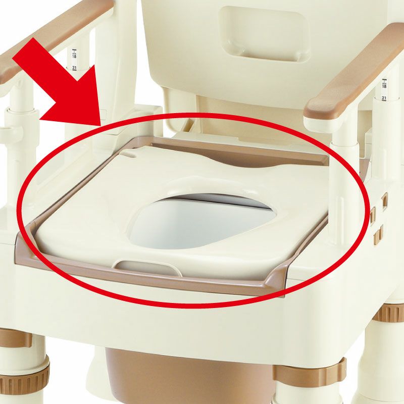 木製きらく 軽～いトイレ 普通便座 | リッチェル公式ウェブショップ